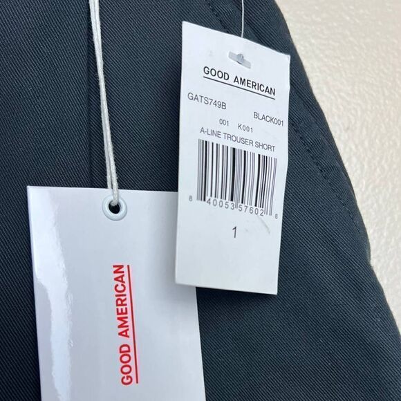 Good American A-Line Trouser Boss Short NWT Sz. 1 (US S) - Picture 4 of 8